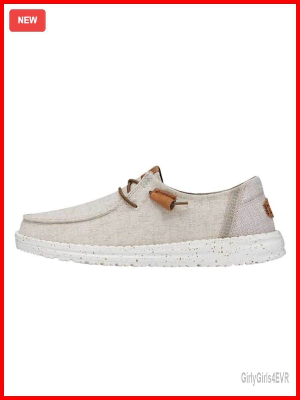 Women's Washed Canvas Lace Up Loafers - Lightweight Slip On